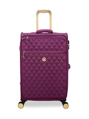 IT Luggage Medium Purple Glimmering Expandable Suitcase with TSA Lock - Image 8 of 8