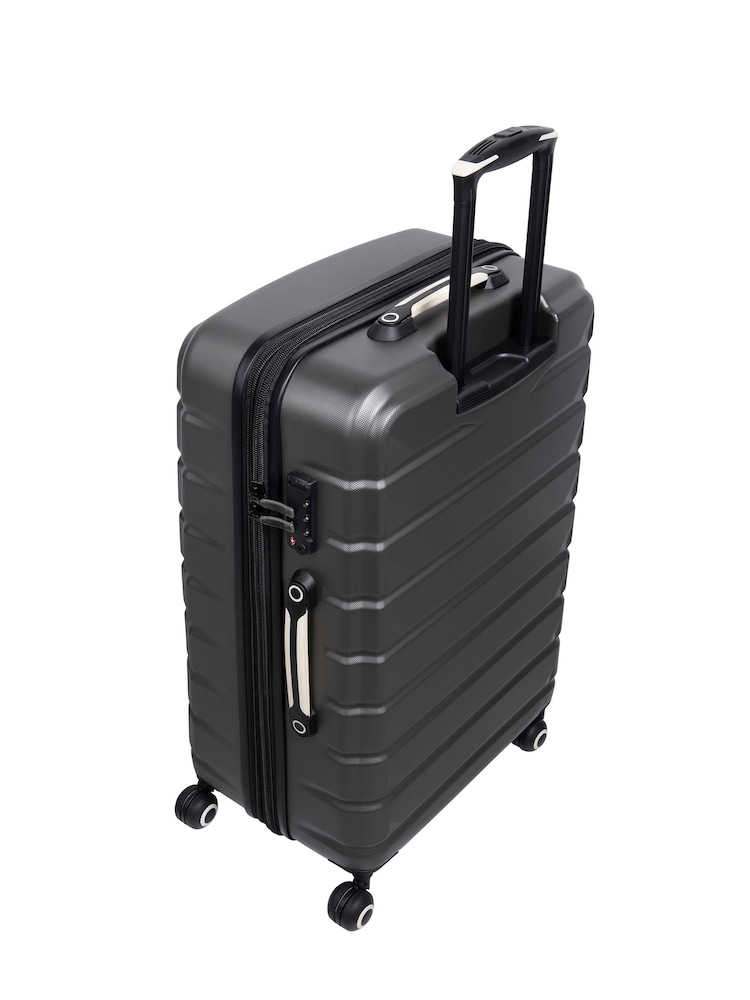 IT Luggage Large Grey Divert Expandable Suitcase with TSA Lock - Image 2 of 8
