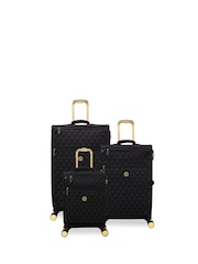 IT Luggage Glimmering Expandable Black Suitcase Set 3 Piece with TSA Lock - Image 6 of 11