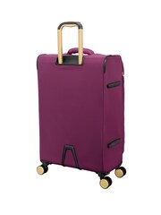 IT Luggage Purple Glimmering Expandable Cabin Suitcase with TSA Lock - Image 4 of 7