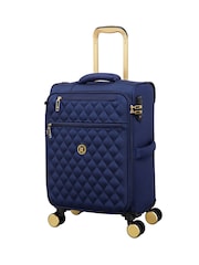 IT Luggage Blue Glimmering Expandable Cabin Suitcase with TSA Lock - Image 2 of 8
