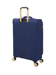 IT Luggage Blue Glimmering Expandable Cabin Suitcase with TSA Lock - Image 4 of 8
