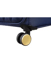 IT Luggage Blue Glimmering Expandable Cabin Suitcase with TSA Lock - Image 8 of 8