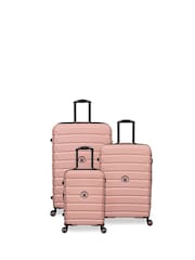 IT Luggage Pink Divert Expandable Suitcase Set 3 Piece with TSA Lock - Image 1 of 9