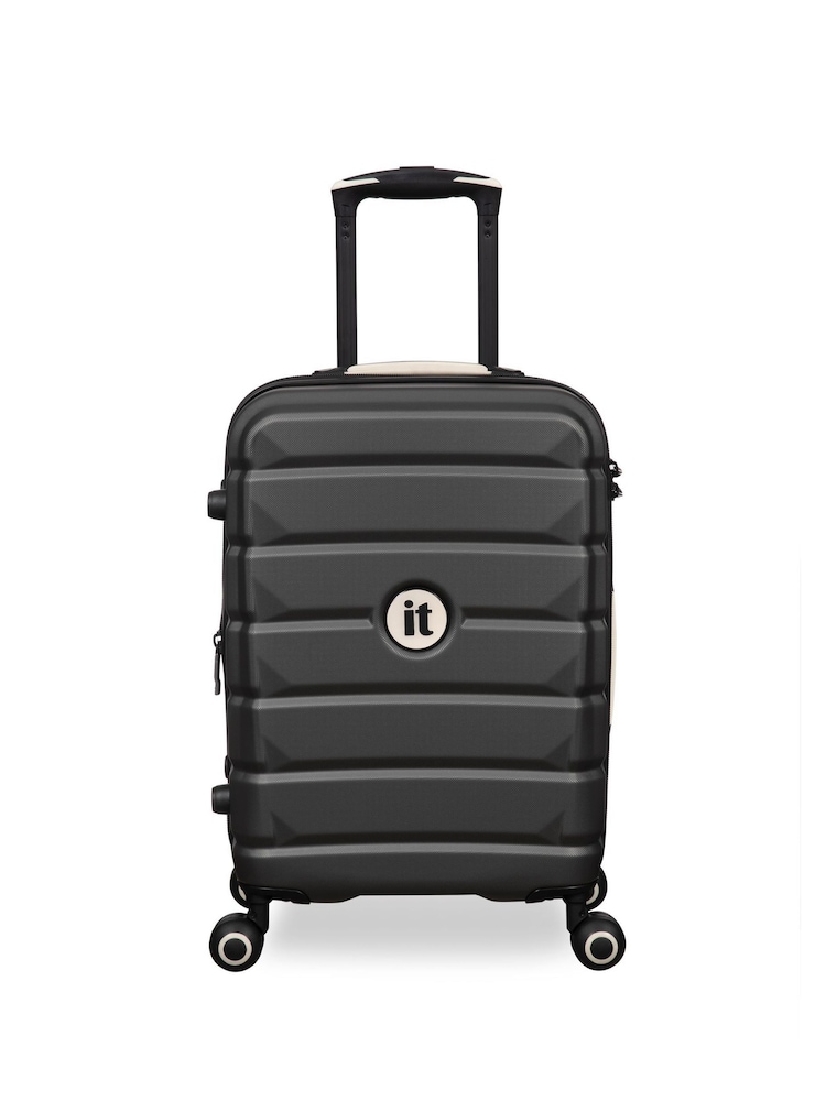 IT Luggage Grey Divert Expandable Cabin Suitcase with TSA Lock - Image 1 of 8