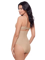 Miraclesuit Modelador de cintura firme moderno com controle fixo e tecnologia Lycra Fit Sense Nude Shapewear - Imagem 3 de 3