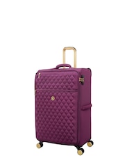 IT Luggage Large Purple Glimmering Expandable Suitcase with TSA Lock - Image 2 of 8