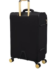 IT Luggage Medium Glimmering Expandable Black Suitcase with TSA Lock - Image 2 of 8