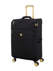 IT Luggage Medium Glimmering Expandable Black Suitcase with TSA Lock - Image 3 of 8