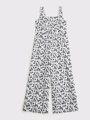 Schwarz - Abercrombie & Fitch Pleated Off The Shoulder Jumpsuit - Bild 1 von 1