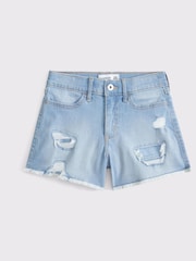 Abercrombie & Fitch Relaxed High Rise Shorts - Image 1 of 3