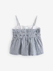 Abercrombie & Fitch Blue Poplin Babydoll Cami Top - Image 2 of 4