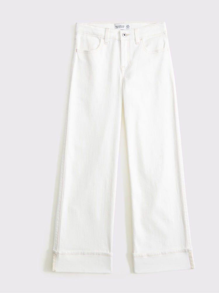 Abercrombie & Fitch High Rise Wide Leg Jeans - Image 1 of 3