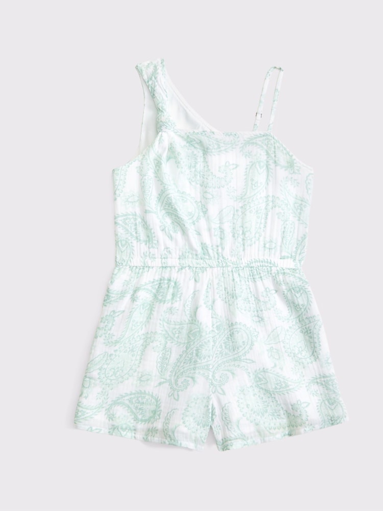 Abercrombie & Fitch Asymetric Neck Romper - Image 7 of 7