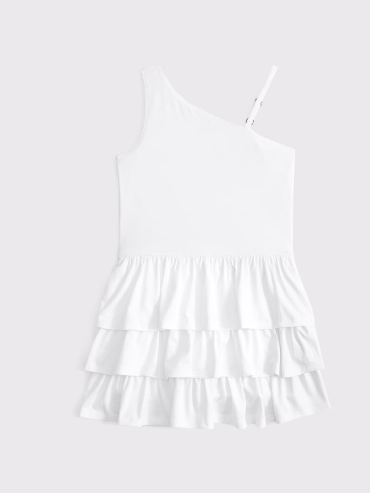Abercrombie & Fitch Flirty Skirt White Mini Dress - Image 2 of 2