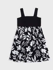 Schwarz - Abercrombie & Fitch Crochet Mix Babydoll Mini Dress - Bild 7 von 8