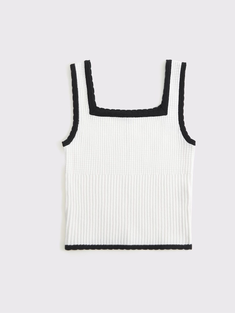 Abercrombie & Fitch Square Neck Sweater Tank Top - Image 1 of 2