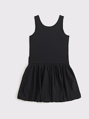 Abercrombie & Fitch High Neck Bubble Hem Black Mini Dress - Bild 1 von 1