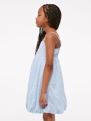 Abercrombie & Fitch Blue High Neck Sequin Mini Dress - Image 3 of 7
