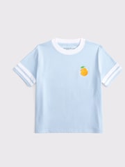 أزرق - Abercrombie & Fitch Oversized Destination T-Shirt - صورة 1 من 2