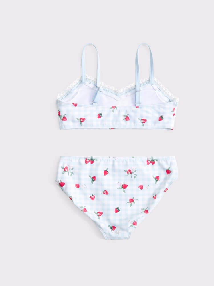Biały - Zestaw bikini Abercrombie & Fitch z trójkątnym wykończeniem - Image 3 of 4