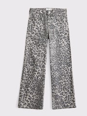 Abercrombie & Fitch High Rise Wide Leg Jeans - Image 1 of 3