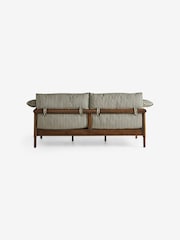 MADE.COM Dark Green Boucle Stripe Solen Sofa - Image 6 of 6