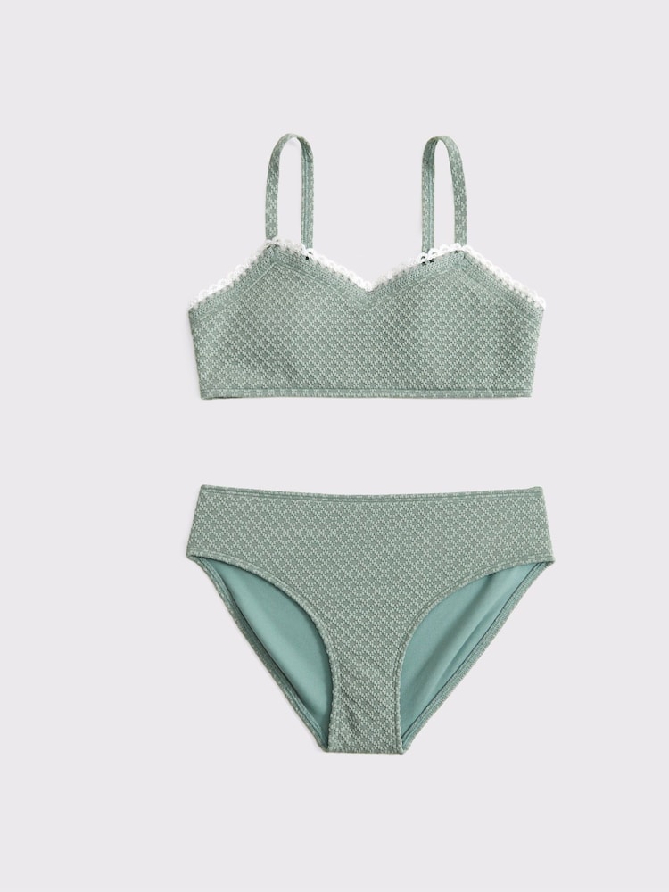 Abercrombie & Fitch Triangle Trim Top Bikini Set - Image 1 of 3