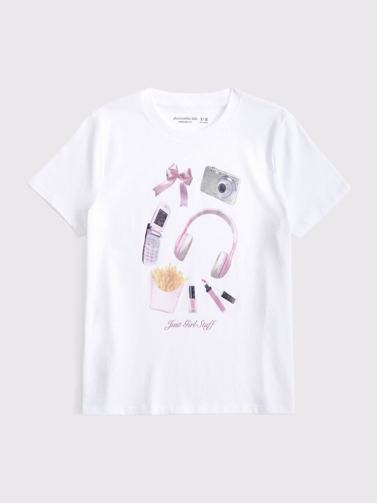 Abercrombie & Fitch Oversized Imagery Graphic Print T-Shirt - Image 1 of 1