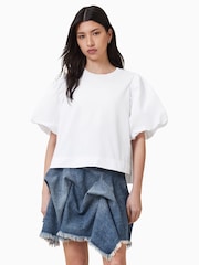 Blanco - AllSaints Jess T-Shirt - Imagen 1 de 7