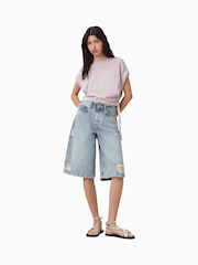AllSaints Pink Mira 100% Organic Cotton T-Shirt - Image 2 of 8