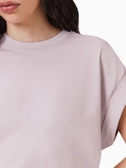 AllSaints Pink Mira 100% Organic Cotton T-Shirt - Image 3 of 8