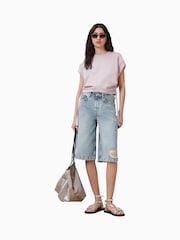 AllSaints Pink Mira 100% Organic Cotton T-Shirt - Image 4 of 8