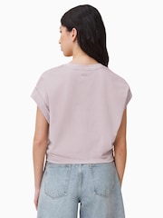AllSaints Pink Mira 100% Organic Cotton T-Shirt - Image 7 of 8