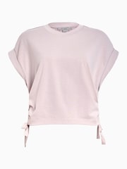AllSaints Pink Mira 100% Organic Cotton T-Shirt - Image 8 of 8