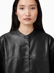 AllSaints Black Jenna Lea Shirt - Image 2 of 9