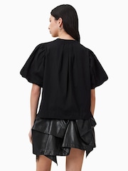 Negro - AllSaints Jess T-Shirt - Imagen 6 de 7