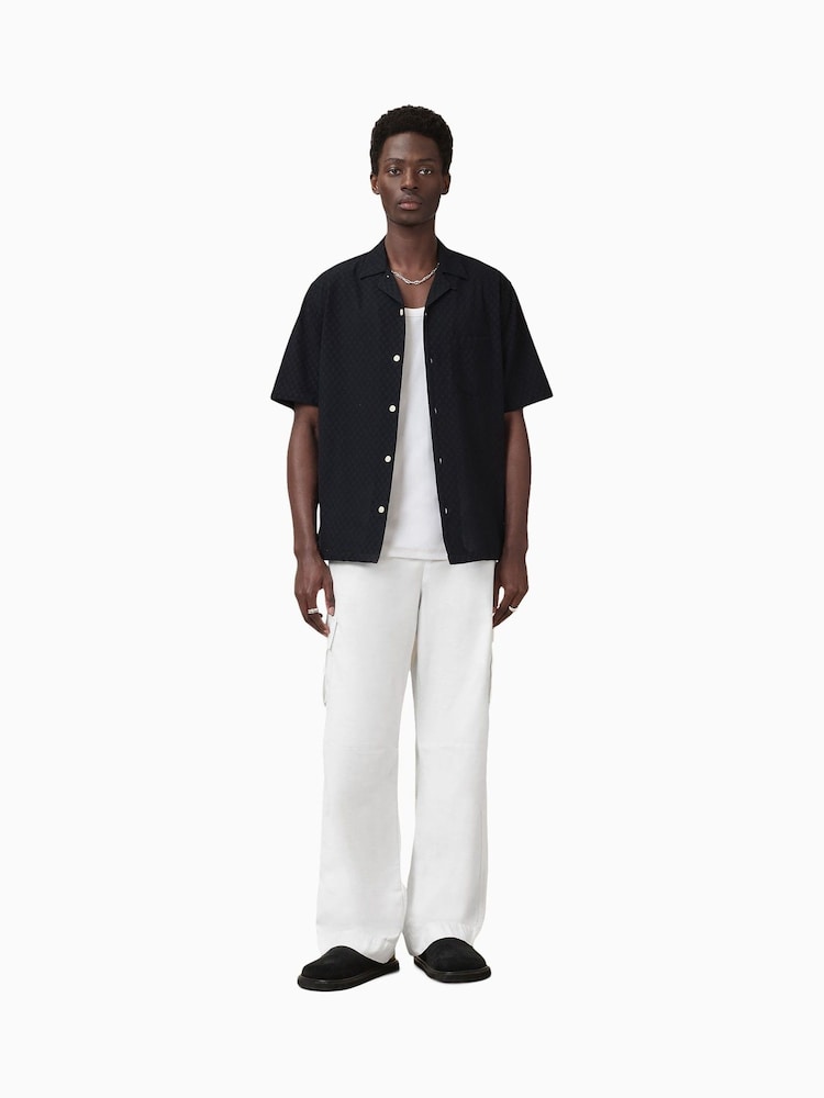 AllSaints White Grove Trousers - Image 4 of 9