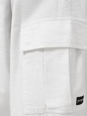 AllSaints White Grove 100% Organic Cotton Trousers - Image 5 of 9