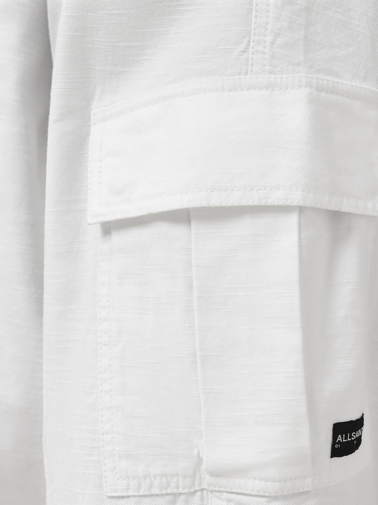 AllSaints White Grove Trousers - Image 5 of 9