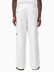 AllSaints White Grove 100% Organic Cotton Trousers - Image 6 of 9
