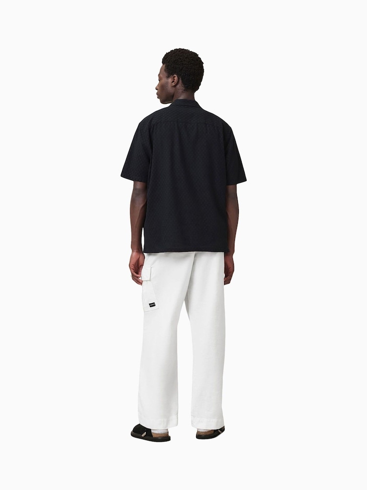 AllSaints White Grove Trousers - Image 8 of 9