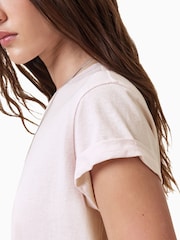 AllSaints Pink Anna 100% Organic Cotton T-Shirt - Image 5 of 8