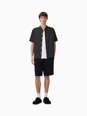 AllSaints Black Bandol Short Sleeve Shirt - Image 5 of 8