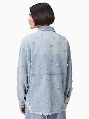 AllSaints Hettie Emb Shacket - Imagem 7 de 8