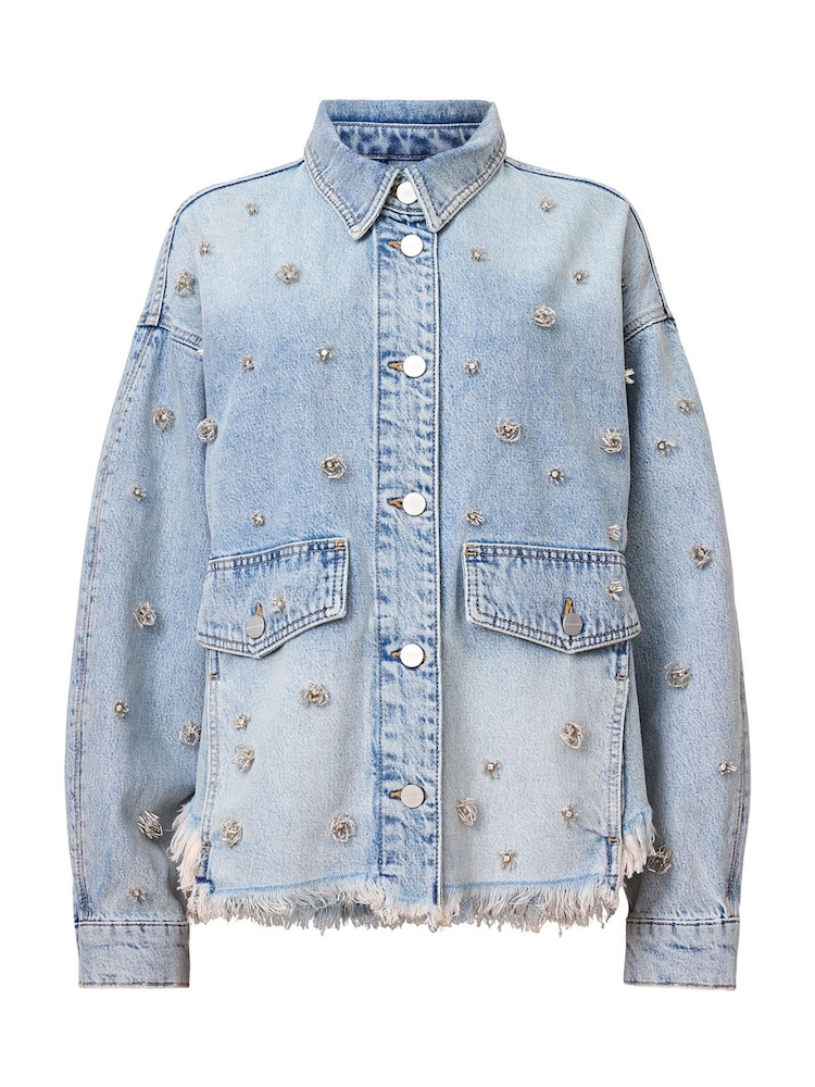 AllSaints Hettie Emb Shacket - Imagem 8 de 8