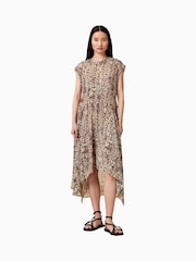 AllSaints Brown Arwen Dress - Image 1 of 5