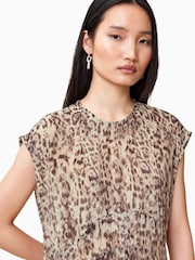 AllSaints Brown Arwen Dress - Image 2 of 5