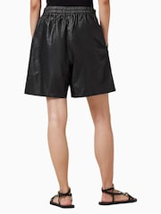 AllSaints Black Arla Lea Shorts - Image 7 of 9
