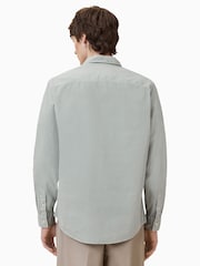 AllSaints Green Tahoe Long Sleeve Shirt - Image 7 of 9